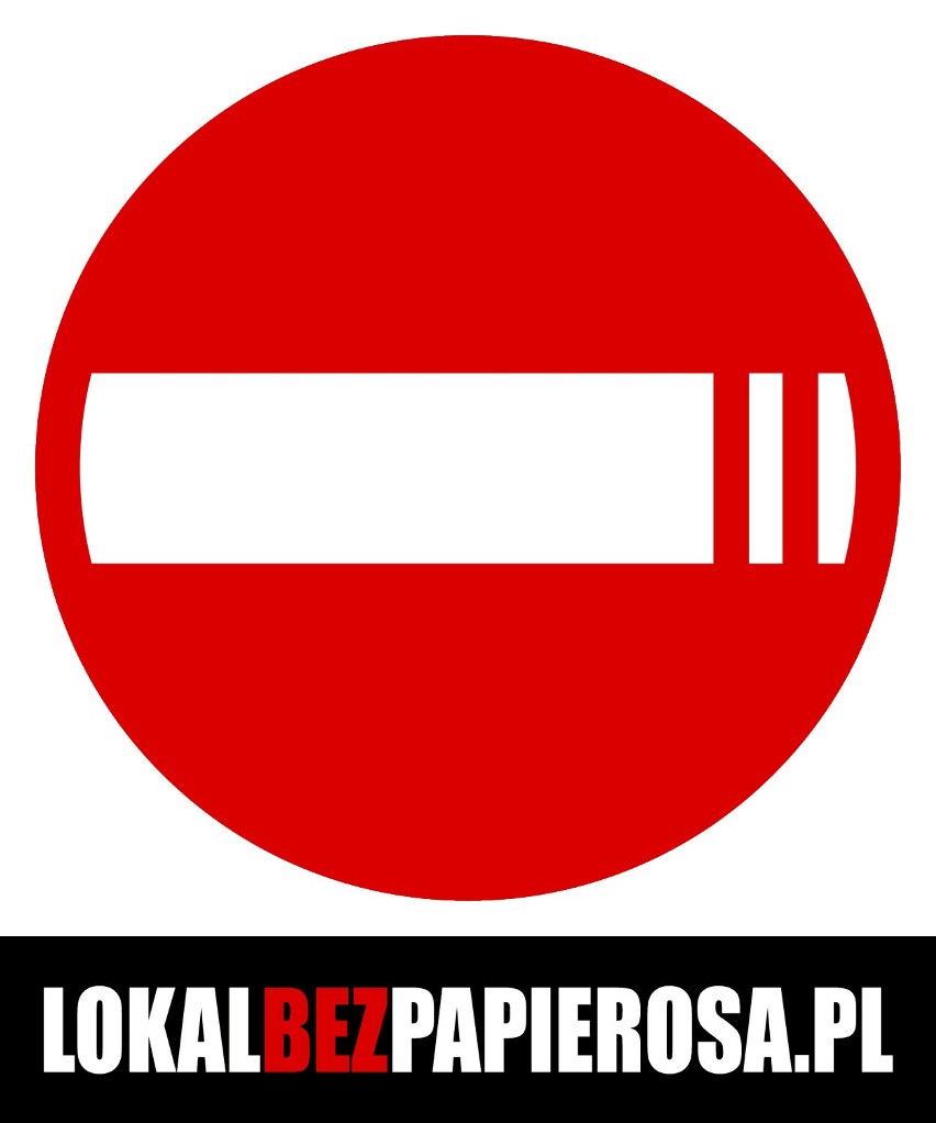 fot. logo akcji Lokal Bez Papierosa