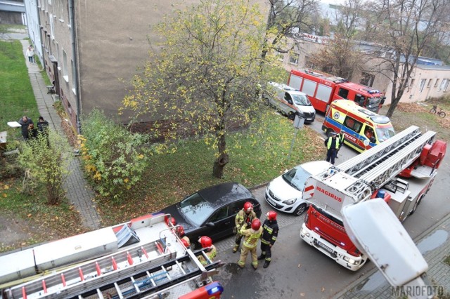 Pożar mieszkania w Opolu.