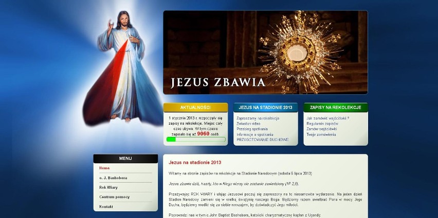 Jezus na Stadione Narodowym: w czasie rekolekcji ksiądz z Ugandy będzie uzdrawiał wiernych? [FOTO]