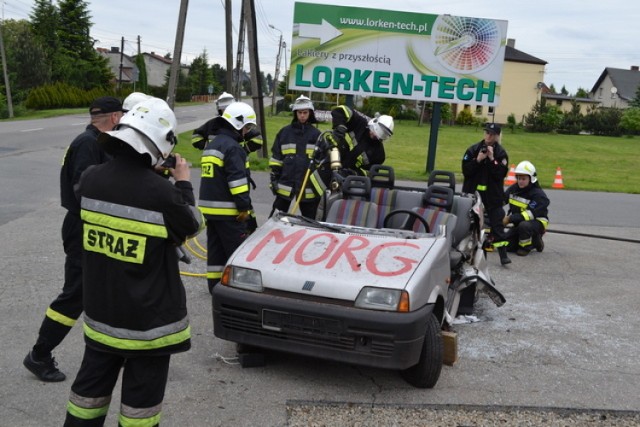 Ćwiczenia strażaków w Gaszowicach