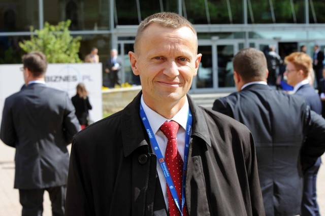 Z Małej Wsi do wielkiej polityki - Józef Leśniak podczas Forum Ekonomicznego w Krynicy-Zdroju w 2015 roku. Wówczas był jeszcze radnym powiatu nowosądeckiego