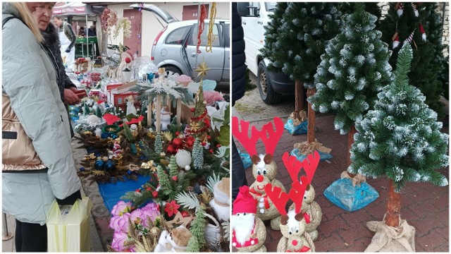 Na targowisku miejskim w Będzinie można w grudniu kupić przeróżne świąteczne ozdoby oraz choinki 

Zobacz kolejne zdjęcia/plansze. Przesuwaj zdjęcia w prawo naciśnij strzałkę lub przycisk NASTĘPNE