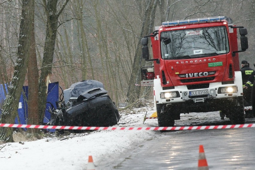 Śmiertelny wypadek w Lisowicach [ZDJĘCIA]