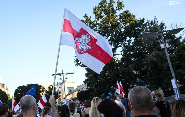 Manifestacja "Usłysz Białoruś. Szczecin Solidarny".