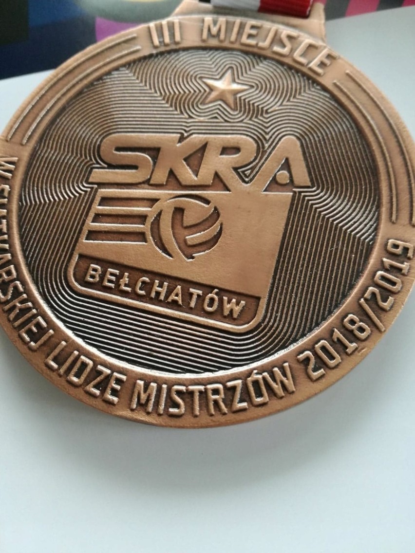 Brązowy medal PGE Skry Bełchatów z Ligi Mistrzów.
