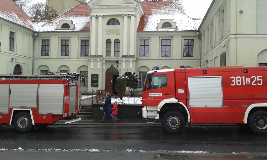 Interwencja strażaków w Muzeum Porcelany w Wałbrzychu