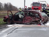 Wypadek w Kotlinie: Karambol trzech aut. DK11 zablokowana [ZDJĘCIA]