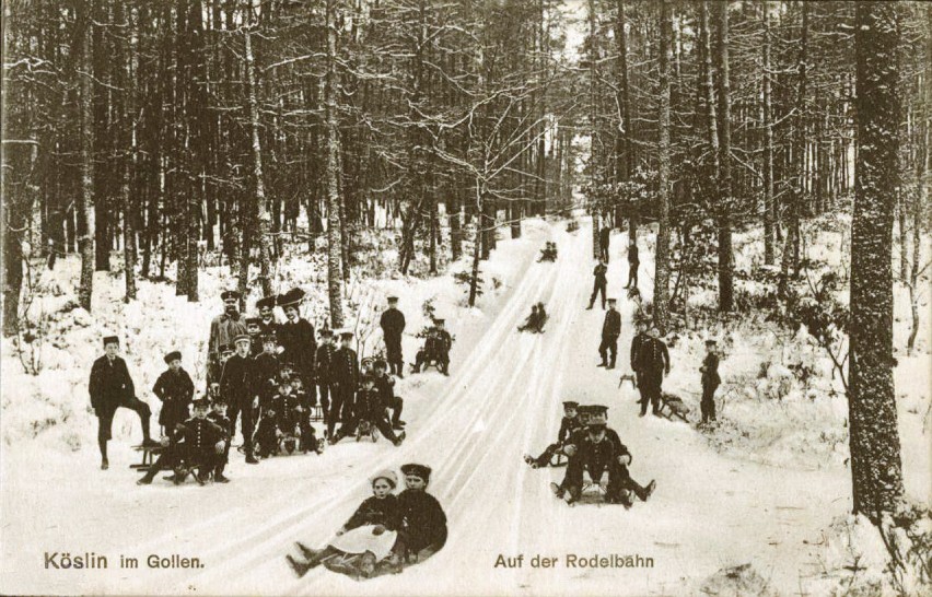Tor saneczkowy na Górze Chełmskiej (1912)