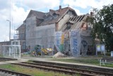 Prace związane z remontem dworca w Gołańczy trwają. Zobacz zdjęcia 