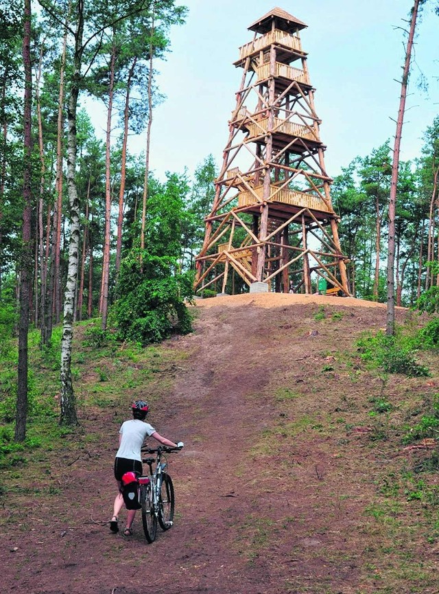 Na szczycie Złotej Góry ma stanąć drewniana wieża podobna do tej z gminy Przemęt