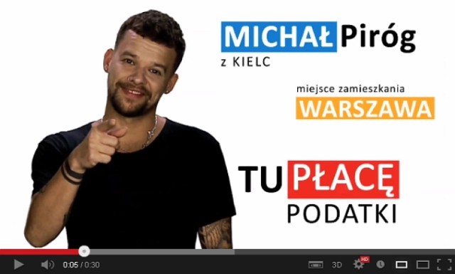 W kampanii ratusza wziął udził m.in. Michał Piróg