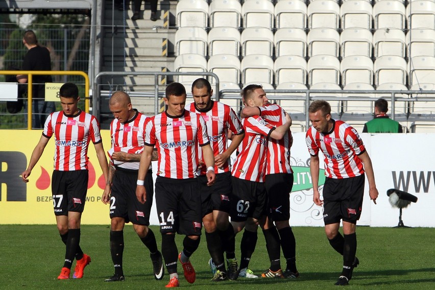 Cracovia - GKS Bełchatów: do przerwy 1:0 [ZDJĘCIA]