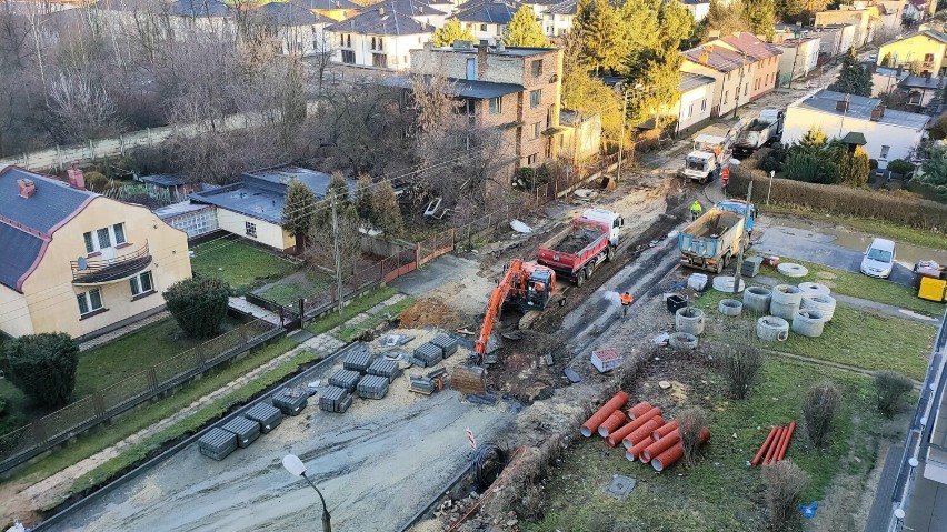 We wtorek 27 grudnia wznowiony został remont ulicy Ogrodowej...