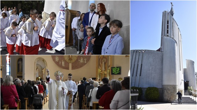 Tak wyglądała poniedziałkowa uroczystość kościele pw. św. Józefa Rzemieślnika w Tarnowcu
