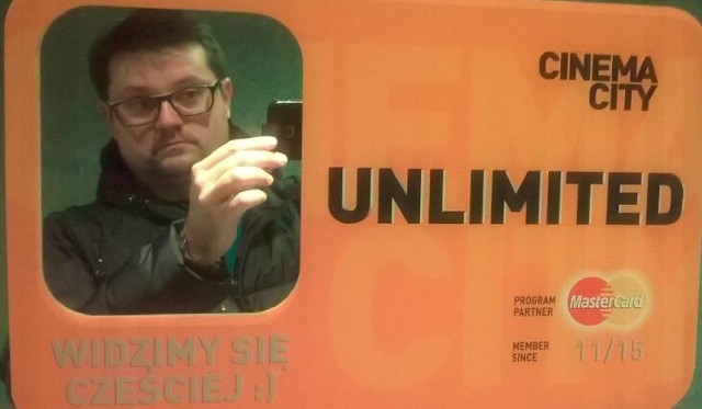 Pamiętajcie, że do wyrobienia karty "Cinema City Unlimited" potrzebne jest wasze zdjęcie.