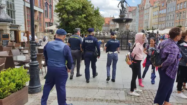 W 2019 roku centrum Gdańska patrolowały mieszane patrole polsko-włoskie