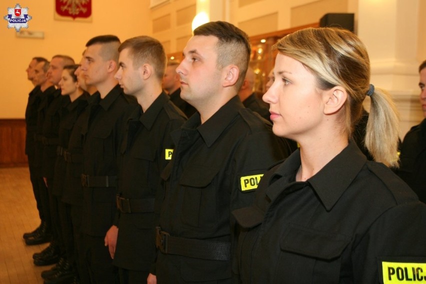 Lublin: Nowi funkcjonariusze policji złożyli ślubowanie (WIDEO, ZDJĘCIA)