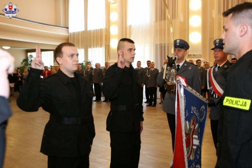 Lublin: Nowi funkcjonariusze policji złożyli ślubowanie (WIDEO, ZDJĘCIA)