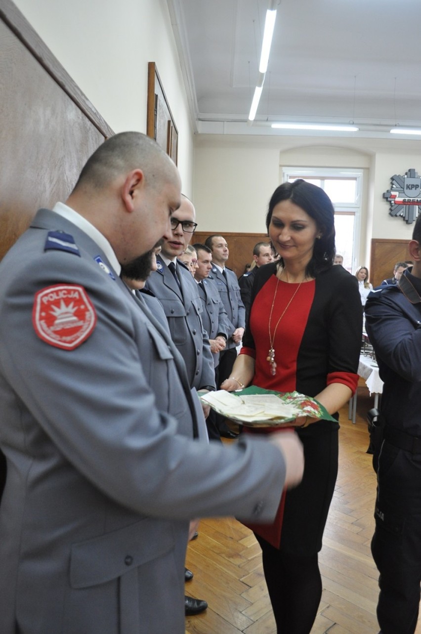 Policjanci przełamali się opłatkiem - 21 grudzień 2015