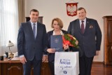 Julia Stolpe z wizytą u burmistrza Kościana Piotra Ruszkiewicza