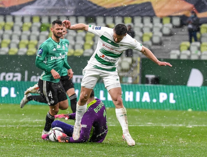 Łukasz Zwoliński, napastnik Lechii Gdańsk