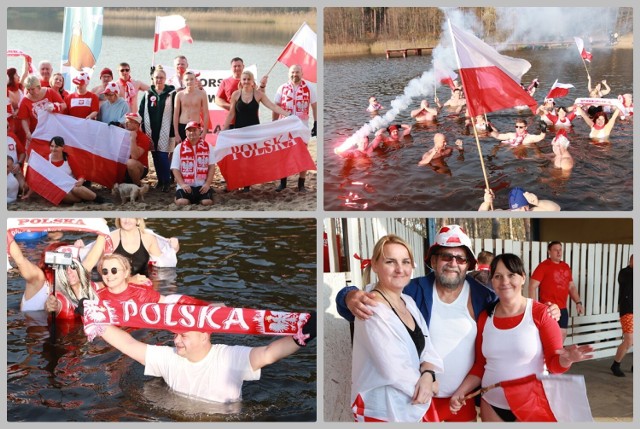 Morsy Kujawskie Włocławek - kąpiel w Święto Niepodległości 2021.