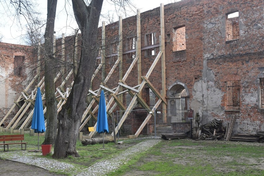 Tak wygląda obecnie Zamek Piastowski w Krośnie Odrzańskim.