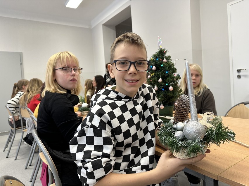 Warsztaty świąteczne w Szkole Podstawowej nr 4 w Bełchatowie