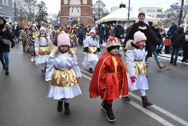 Wśród uczestników były m.in. małe tancerki z zespołu Bursztynki z Malborskiego Centrum Kultury i Edukacji.