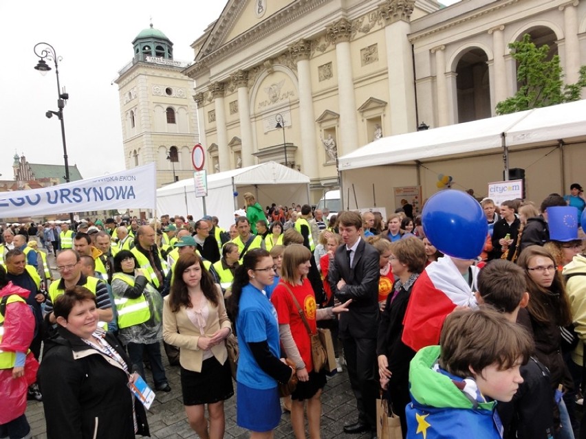 ZS1 w Puławach na Paradzie Schumana