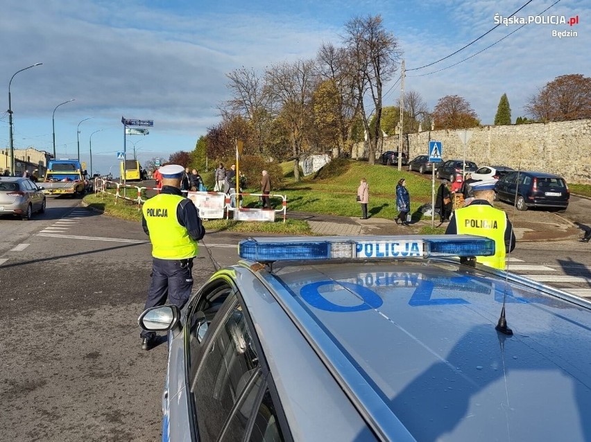 Będzińscy policjanci w trakcie Wszystkich Świętych pilnowali...