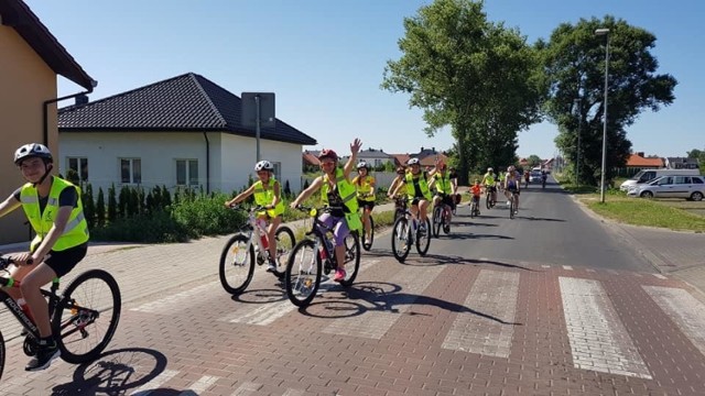 Tak było na Mierzyńskim Rodzinnym Rajdzie Rowerowym rok temu.