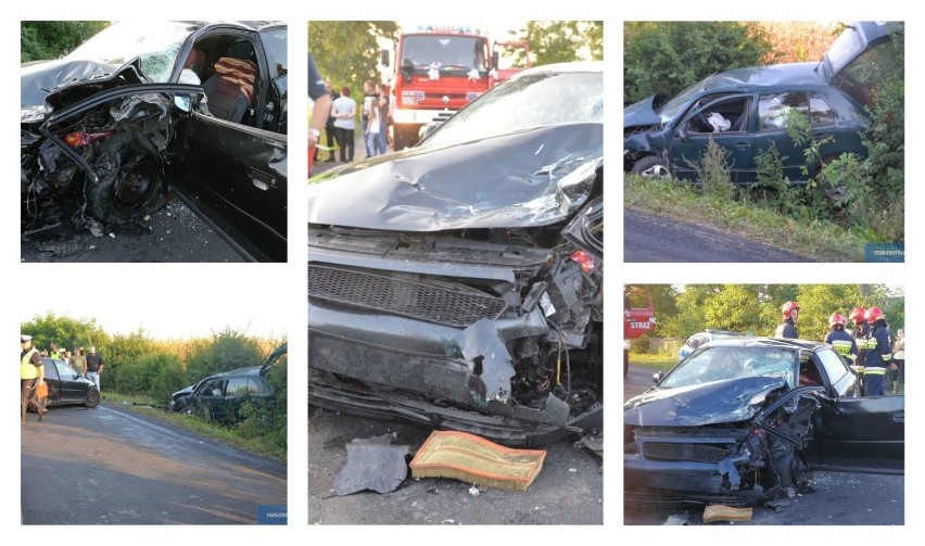 Pijany i bez uprawnień wyprzedzał 8-latka na rowerze. Doprowadził do zderzenia audi ze skodą [szczegóły wypadku, zdjęcia, wideo]