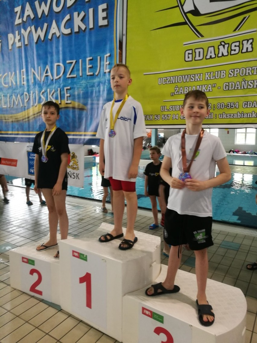 Mnóstwo medali pływaków MAL WOPR na Bałtyckich Nadziejach Olimpijskich w Gdańsku