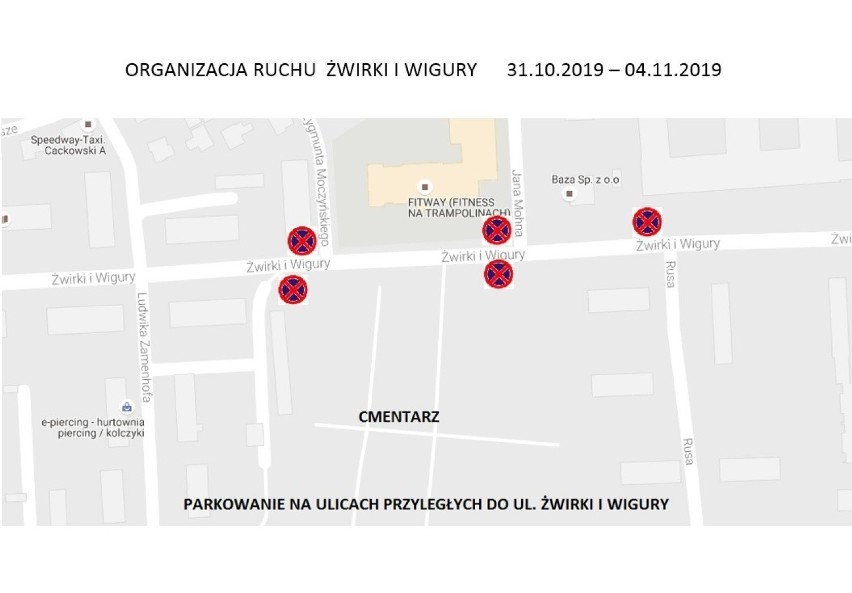 Cmentarz przy ul. Wybickiego i Żwirki i Wigury

W rejonie...