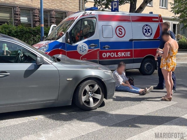 Do zdarzenia doszło na ul. Kościuszki -Kołłątaja w Opolu.  Na miejscu było pogotowie ratunkowe.