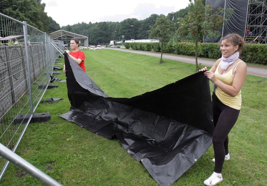 Katowice: Trwają ostatnie przygotowania do Off Festivalu [ZDJĘCIA]