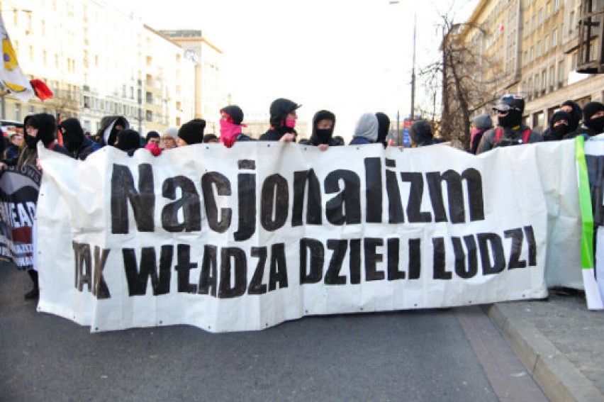 Zamieszki w Warszawie - zdjęcia
