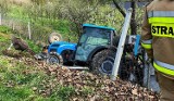 Sechna. Ciągnik rolniczy przygniótł mężczyznę. Rannego zabrał śmigłowiec LPR