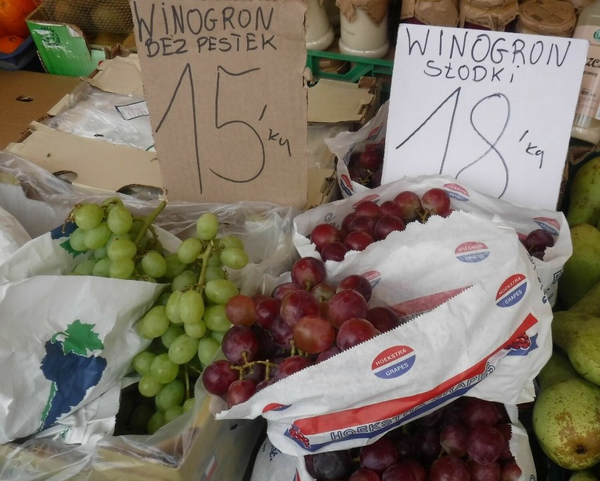 Winogron kosztował 15-18 złotych za kilogram