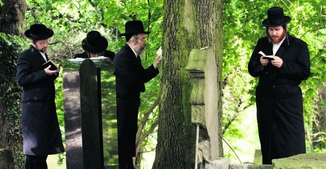 Rabini na gdańskim Chełmie oddawali cześć swoim przodkom