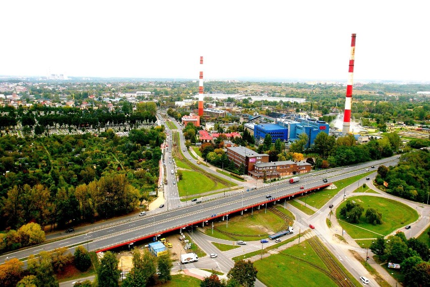 Widok na Elektrociepłownię Będzin i Energetyczne Centrum...