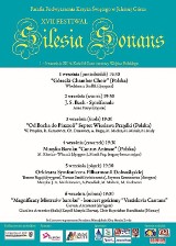 1 września w Kościele Łaski, rozpocznie się 17. Festiwal Silesia Sonans