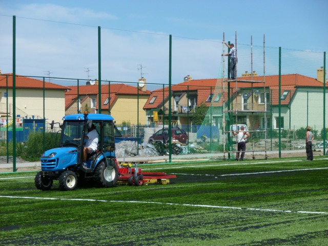 Tak prezentuje się odnowiony obiekt. Na zdjęciu prace wykończeniowe