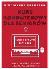 Malbork. Kurs komputerowy dla seniorów w Mediatece. Trwają zapisy