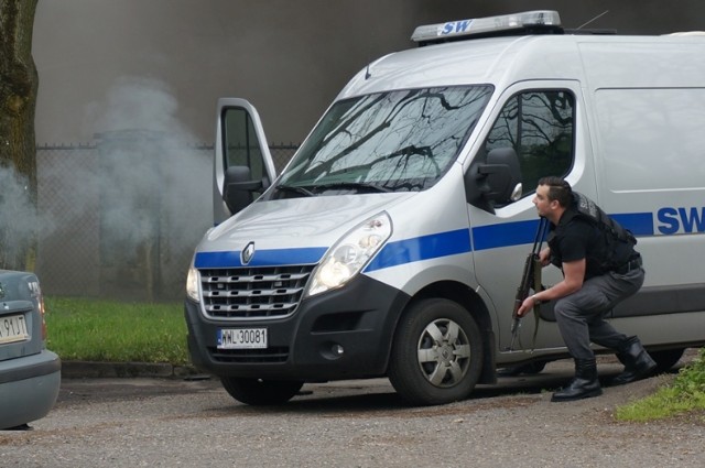 Dziś w Cieszynie odbyły się ćwiczenia policyjne.