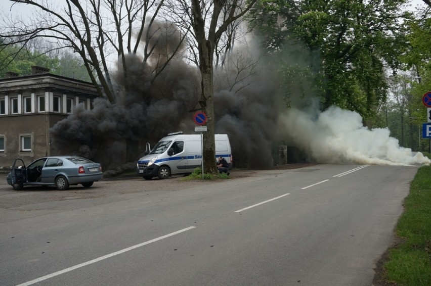 Dziś w Cieszynie odbyły się ćwiczenia policyjne.