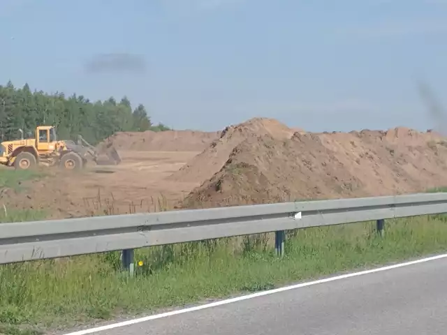 Prace przy uruchomieniu kopalni koło Wierzchowa