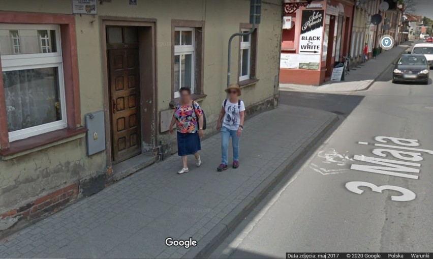 Zdjęcia z Google Street View wykonane w Rawiczu