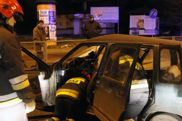 Wypadek na skrzyżowaniu ulic Zachodniej i Lutomierskiej